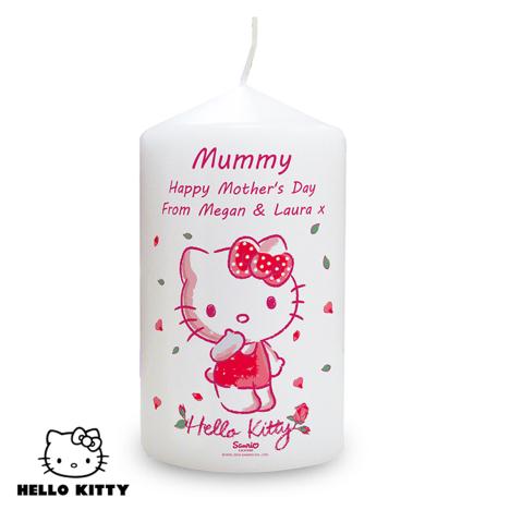 Personalised Hello Kitty Cherry Bloom Candle £10.99